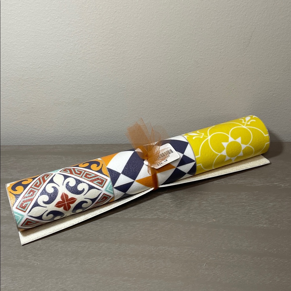Eclectic Colorful Vinyl Placemat